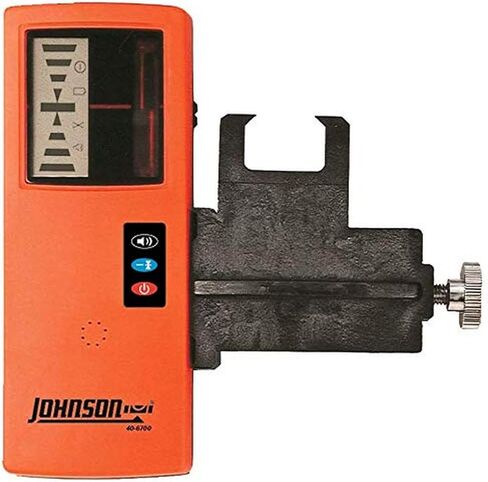 Johnson Level & Tool 40-6700 One­Sided Laser Detector w/Clamp for Red Beam Rotating Lasers, 6.50" x 2.50", Red Beam, 1 Laser Detector,Orange in Saudi Arabia