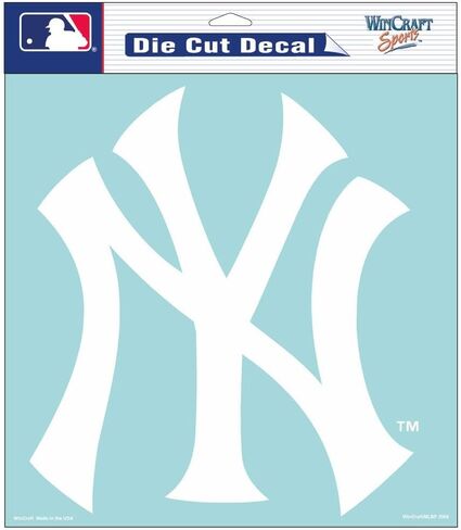New York Yankees 8x8 Die Cut Decal in Saudi Arabia