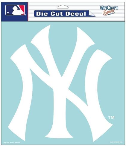 New York Yankees 8x8 Die Cut Decal in Saudi Arabia