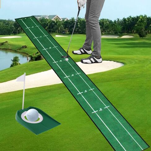 Golf Putting Mat Indoor Outdoor Golf Putting Practice Mat with Golf Putting Cup and Ball in Saudi Arabia