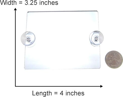 Alfie Pet - Paula Square Exercise Mirror with Suction Cup for Fish Tank in Kuwait