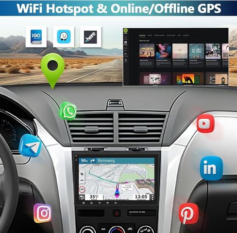 Android 13 Car Radio for GMC Sierra Yukon Chevrolet Buick Chevy Silverado, Zomolither 7" Touchscreen GPS Head Unit with Bluetooth iOS/Android Mirror Link WiFi FM/RDS SWC Dual USB+ Backup Camera in Saudi Arabia