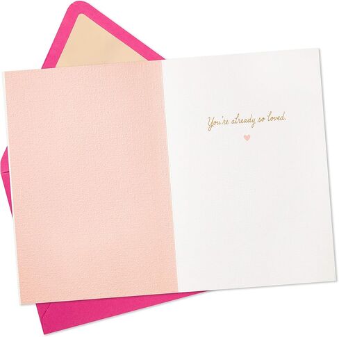 Hallmark Signature Baby Shower Card for Girl (Balloons) Welcome New Baby Girl, Congratulations in Saudi Arabia