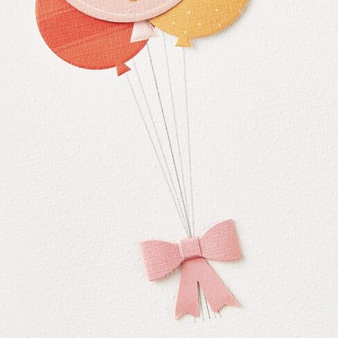 Hallmark Signature Baby Shower Card for Girl (Balloons) Welcome New Baby Girl, Congratulations in Saudi Arabia