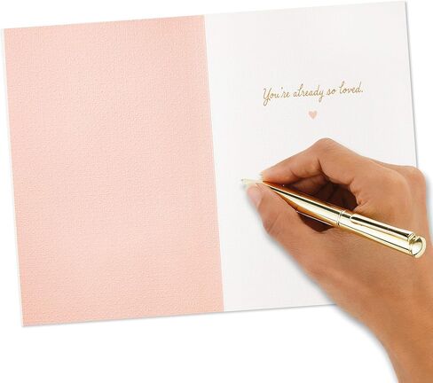 Hallmark Signature Baby Shower Card for Girl (Balloons) Welcome New Baby Girl, Congratulations in Saudi Arabia