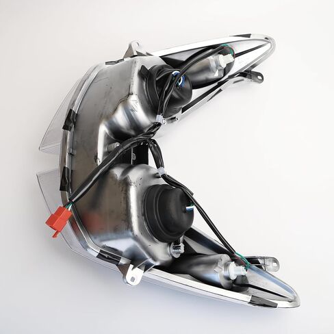 Minho Motorcycle Head Light Assembly 12V 35W Fit for Chinese Scooter Jonway 125cc 150cc 4 Generations,Halogen Yellow Light in Saudi Arabia