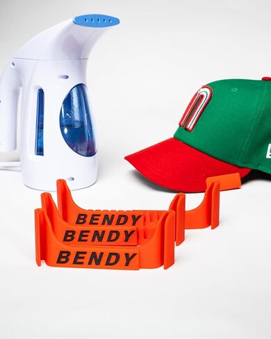 قبعة Bendy Brims قابلة للتعديل - قبعة بيسبول منحنية للرجال - أحمر in Saudi Arabia