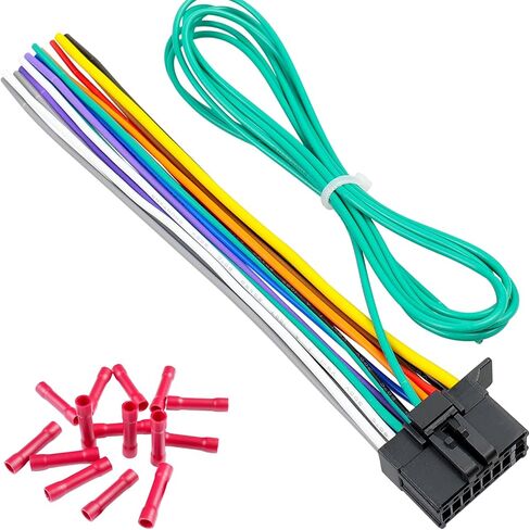 مجموعة أسلاك الراديو متوافقة مع محول ستيريو بايونير 16Pin ISO، مناسبة لموصل أسلاك ستيريو السيارة AVH DEH FH in Saudi Arabia