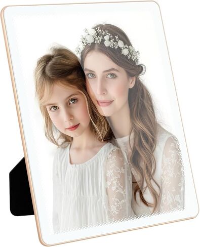 إطار صورة معدني Bluesun مقاس 8 × 10 بوصة، زجاج إطار صورة مقاس 8 × 10، إطار صورة رفيع مقاس 8 × 10 أسود، يمكن أن يكون عموديًا وأفقيًا، غير لامع لديكور الحائط والطاولة (8 × 10، أسود) in Kuwait