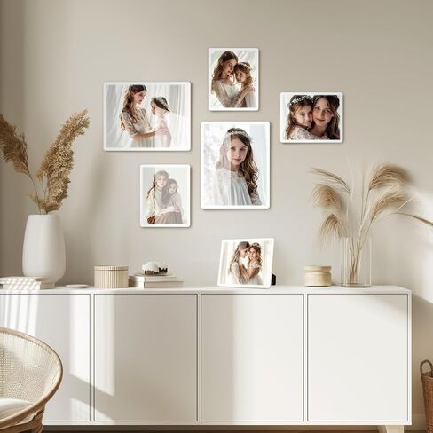 إطار صورة معدني Bluesun مقاس 8 × 10 بوصة، زجاج إطار صورة مقاس 8 × 10، إطار صورة رفيع مقاس 8 × 10 أسود، يمكن أن يكون عموديًا وأفقيًا، غير لامع لديكور الحائط والطاولة (8 × 10، أسود) in Kuwait