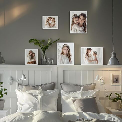 إطار صورة معدني Bluesun مقاس 8 × 10 بوصة، زجاج إطار صورة مقاس 8 × 10، إطار صورة رفيع مقاس 8 × 10 أسود، يمكن أن يكون عموديًا وأفقيًا، غير لامع لديكور الحائط والطاولة (8 × 10، أسود) in Kuwait