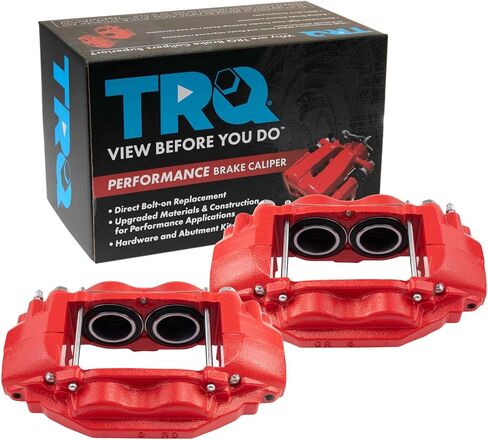 TRQ Front Brake Caliper Set Compatible with 2016-2019 Toyota Sequoia 2016-2018 Tundra in Saudi Arabia