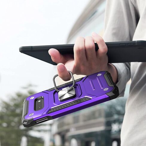 for Galaxy S10E Case with Screen Protector,Shockproof Drop Test Slim Fit Case with Car Mount Kickstand Lightweight Protective Cover for Galaxy S10E,Blue in Saudi Arabia