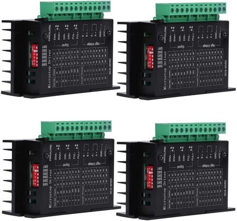 TB6600 4A 9-42V Nema 17 محرك متدرج، محرك متدرج صغير الحجم (4 قطع) in Kuwait