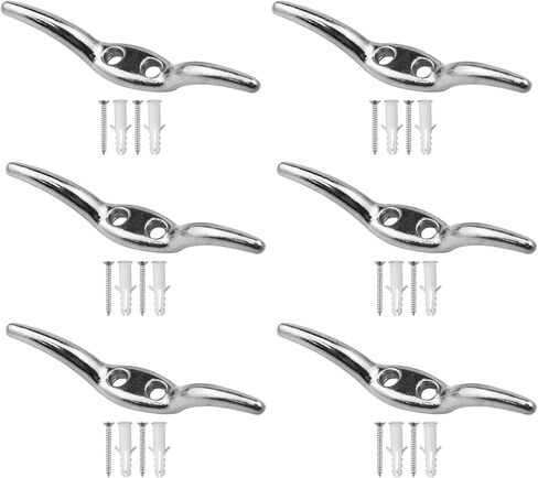 حبل المربط هوك سارية العلم المربط هوك الفولاذ المقاوم للصدأ قارب حبل المرابط هوك للمنزل مكتب نافذة الستائر وأعمدة العلم القوارب المظلات القماش المشمع-6 قطع in Kuwait