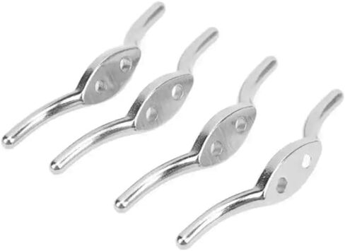 حبل المربط هوك سارية العلم المربط هوك الفولاذ المقاوم للصدأ قارب حبل المرابط هوك للمنزل مكتب نافذة الستائر وأعمدة العلم القوارب المظلات القماش المشمع-6 قطع in Kuwait