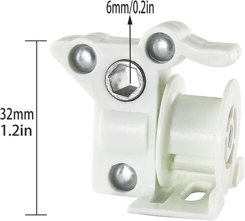 Pre-Corded Tilter ZZLZX White Pre-Corded Tilter for 1.2Inch Horizontal Blinds, Cord Tilt Control in Saudi Arabia