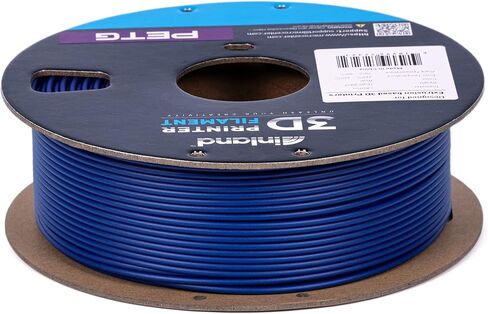 خيوط الطابعة INLAND Micro Center PETG ثلاثية الأبعاد 2.85 مم - أزرق، بكرة من الورق المقوى 1 كجم (2.2 رطل)، دقة الأبعاد +/- 0.03 مم in Kuwait