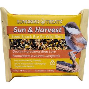 Songbird Treats Seed Bars | 8 pack of 1.75 -2 lb Bird Seed Cakes for Wild Birds (Sun & Harvest) in Kuwait