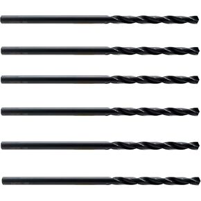 MAXTOOL 9/32 بوصة × 6 بوصة 4 قطع مثاقب تمديد الطائرات المتطابقة HSS M2 لقم حفر عميقة طويلة للغاية ساق مستقيمة أرضية بالكامل باللون الأسود؛ ACF02B06R18P4 in Kuwait