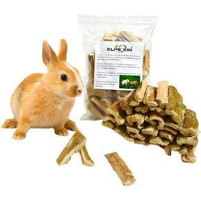 Rabbit Chew Toys,Natural Papaya Chew Sticks for Chinchilla Bunny in Saudi Arabia