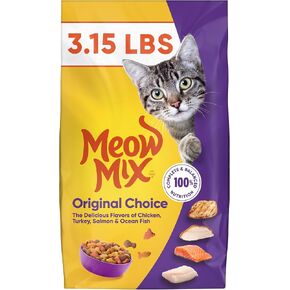 Meow Mix Original Choice Dry Cat Food, 3.15 Pound Bag in Kuwait
