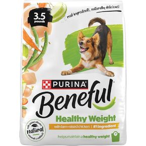 Beneful Purina Healthy Weight Dry Dog Food, Chicken, (4) 3.5 lb Bags in Kuwait