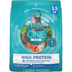 Purina ONE Plus High Protein Dry Cat Food, 3.5 lb Bag in Kuwait