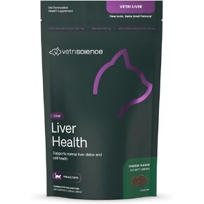 VetriScience Liver Health Chews for Dogs, Chicken, 60 Count in Kuwait
