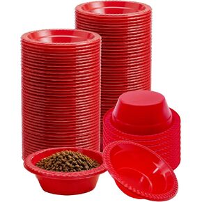 Disposable Pet Bowls, 50 Pcs, 12oz, Black in Kuwait