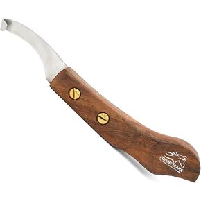 Equine Care Right-Handed Farrier Hoof Knife, Sheesham Wood Handle in Kuwait