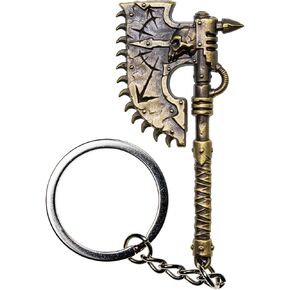 Starforged Compatible with Warhammer 40k Chaos Axe Mans Keychain 1 PC in Saudi Arabia