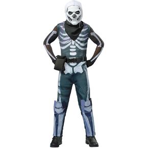 زي روح الهالوين Fortnite للأطفال على شكل جمجمة | مرخص رسميًا | لعبة فيديو كوسبلاي | زي المجموعة | بذلة in Kuwait