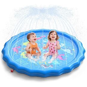 QPAU Splash Pads for Toddlers 1-3, Outdoor Sprinkler Design, 67 in in Kuwait