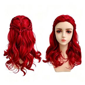 Kids Red Wig, Wonderland Red Costume Accessory, One Size Child in Kuwait