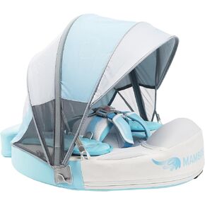 Mambobaby Baby Float with Canopy – No Pump Needed, UPF Sunshade in Kuwait