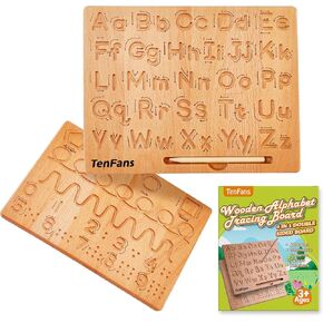 Montessori Alphabet Tracing Board, ABC Writing Practice Toy for Ages 3-5 in Kuwait