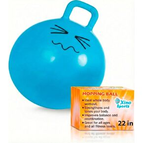 Xino Sports Hopper Ball for Kids, Pink, 18 Inch Diameter in Kuwait