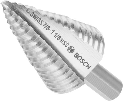 Bosch SDC6 3/16 In. to 1/2 In. High-Speed Steel Turbo Step Drill Bit in Kuwait