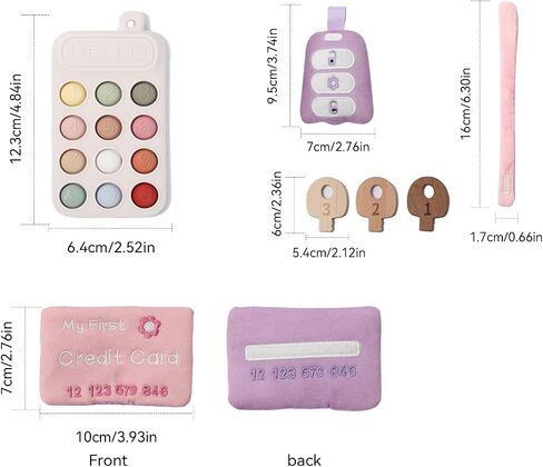 let's make My First Baby Purse, 3 Pcs Sensory Toy for Baby & Toddler Girls in Kuwait