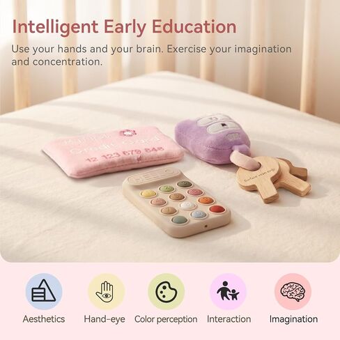 let's make My First Baby Purse, 3 Pcs Sensory Toy for Baby & Toddler Girls in Kuwait