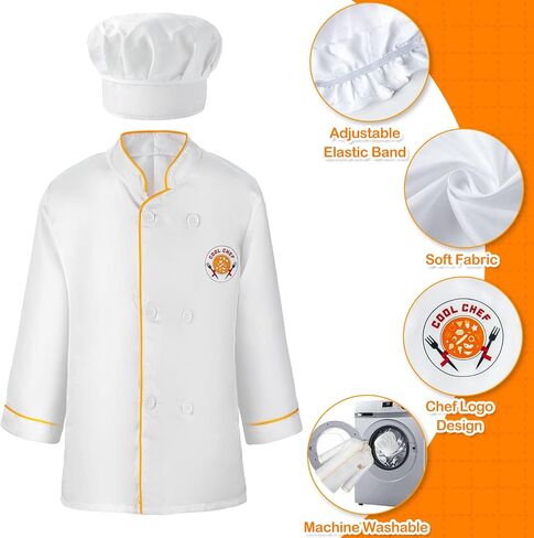 Juboury Play Kitchen Accessories, Stainless Steel Toddler Cooking Set in Kuwait
