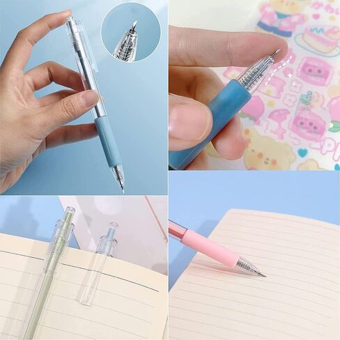 6pc Knife Pen Craft Cutting Tools, Pen Knife for Crafts, Creative Retractable Hobby Knife Pen, Exacto Knife Pen Cute, Thin Blade for Art Paper Scrapbook, Paper Pen Cutter, Pen Cutter Tool in Saudi Arabia