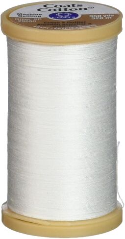 Coats Thread & Zippers Machine Quilting Cotton Thread, 350-Yard, White in Kuwait