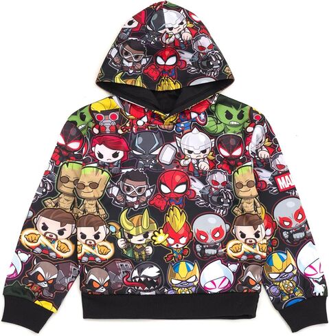 Marvel Avengers Spider-Man Venom Iron Man Fleece Pullover Hoodie Toddler to Big Kid in Saudi Arabia