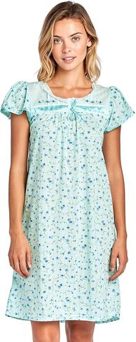 Casual Nights Women's Cap Sleeve Floral Nightgown in Kuwait