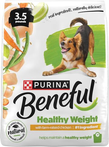 Beneful Purina Healthy Weight Dry Dog Food, Chicken, (4) 3.5 lb Bags in Kuwait