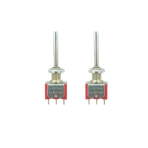 2PCS RC Transmitter 3 Positions and 2 Positions Long and Short Toggle Switch for Taranis X9D Plus Radiomaster TX16s Jumper T12 Spektrum DX8 gen2 NX10 Replacement (3 Positions Long) in Saudi Arabia