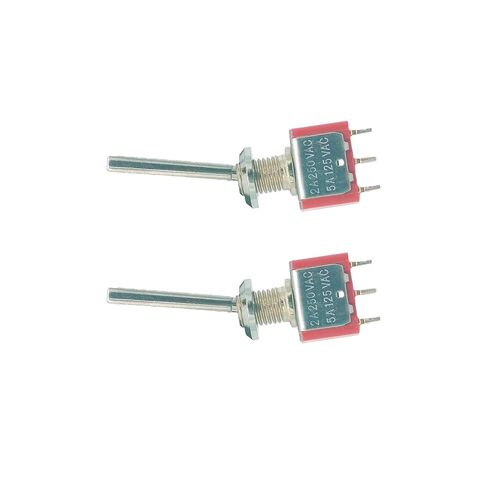 2PCS RC Transmitter 3 Positions and 2 Positions Long and Short Toggle Switch for Taranis X9D Plus Radiomaster TX16s Jumper T12 Spektrum DX8 gen2 NX10 Replacement (3 Positions Long) in Saudi Arabia