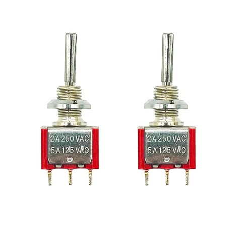 2PCS RC Transmitter 3 Positions and 2 Positions Long and Short Toggle Switch for Taranis X9D Plus Radiomaster TX16s Jumper T12 Spektrum DX8 gen2 NX10 Replacement (3 Positions Short) in Saudi Arabia